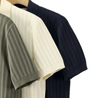 Chemise à manches courtes côtelée pour homme, couleur unie, coupe ample, disponible en abricot, noir, bleu, vert, tailles MLXL2XL3XL