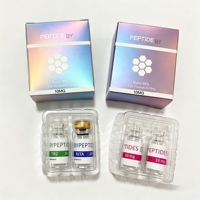 Etiqueta Adhesiva Personalizada para Viales de Vidrio de 3ml, 5ml y 10ml, Resistente a Bajas Temperaturas, para Muestras de Péptidos, Impresa para el Sector Sanitario
