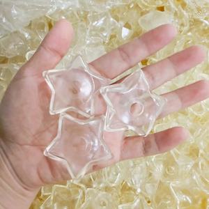 Composants de coque gonflable transparente en forme d'étoile DIY, jouet anti-stress vide à presser pour la décompression - Product Image 2