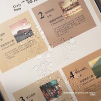 Carpeta de Archivo Impermeable Transparente con Bolsillos Suaves, Estilo Insertable, Superficie de Cuero A4, Diseño para Recetas, Procesamiento de Documentos, Menú