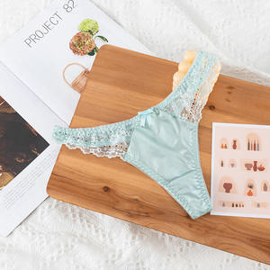 Culottes sexy en dentelle transparente 2024 pour femmes, taille basse, culottes creuses tentatrices, ODM, tricotées, hipster, quotidien, élasthanne/nylon - Product Image 6