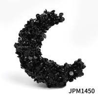 50*39MM 50개 다채로운 색상 아크릴 달 모양 라인스톤 볼 비즈 (비즈펜, 청키 주얼리용)