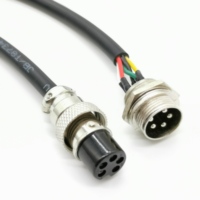 GX12 2pin 4pin to XT60 Connecteur à souder Fil PVC 16AWG Câble pour utilisation électronique automobile