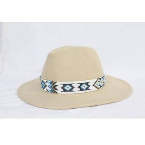 สายรัดหมวกลูกปัดคุณภาพพรีเมี่ยมหรูหราออกแบบด้วยมือสำหรับตกแต่งหมวก Fedora ทันสมัยสำหรับตกปลา - Product Image 5