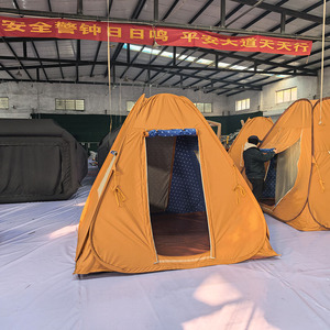 Tente de glamping instantanée du Moyen-Orient, double couche, Oxford 600D, coton TC 210G, coupe-vent, anti-sable, tente automatique arabe pour <span class=keywords><strong>camping</strong></span> - Product Image 2