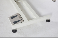 Table de toilettage pour animaux de compagnie en acier inoxydable et fer, à levage électrique et alimentation par batterie, avec bras rotatif, faible bruit, facile à utiliser, sûre YM-D005