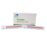 Bandelettes indicatrices de test de stérilisation au plasma, fourniture directe usine, en PVC, couleur contrastée, pour surveiller les résultats de stérilisation