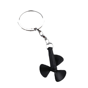 Porte-clés moulin à vent rotatif créatif, cadeau, souvenir amusant en métal, pendentif, décoration de clés, charme, porte-clés mignons - Product Image 2