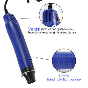 Pistola <span class=keywords><strong>de</strong></span> Aire Caliente JIETIAN Eléctrica <span class=keywords><strong>de</strong></span> 230V con Enchufe Azul para Reino Unido, <span class=keywords><strong>de</strong></span> Acero y Plástico, 300W, Garantía <span class=keywords><strong>de</strong></span> 3 Años, Herramienta <span class=keywords><strong>de</strong></span> Calentamiento Manual y Duradera para Bricolaje y Velas - Product Image 4
