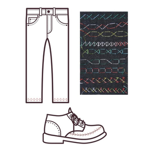 8850A Double-needle Patterns Stitch <b>Sewing</b> <b>Machines</b> 18mm Leather Jack Sneaker Upper Template Computer Pattern <b>Sewing</b> <b>Machine</b> - Product Image 6