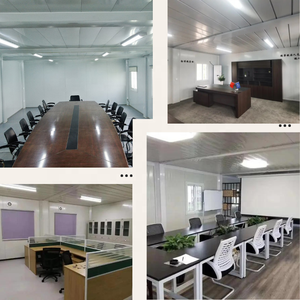 Casa Contenedor Modular Moderna de 20 Pies de Alibaba Bangladesh Puerto Rico, Paquete Plano Ligero Desmontable, Oficina de Dos Pisos con Cocina - Product Image 6