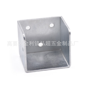 Soporte de cama Hirotaka de 45x45x50 mm, de acero galvanizado grueso, para soporte de cama de madera - Product Image 4