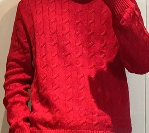 Nouveau <span class=keywords><strong>Pull</strong></span> <span class=keywords><strong>Homme</strong></span> en Coton Anti-Boulochage et Anti-Plis, Tricoté sur Mesure, avec Broderie Frontale Torsadée RL, Collection Hiver Designer - Product Image 6