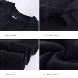 Sudadera con Capucha Oversize de Forro Polar para Hombre, Personalizada, 345G GSM, de Invierno, con Hombros Caídos, Lisa, OEM para Sudadera - Product Image 6