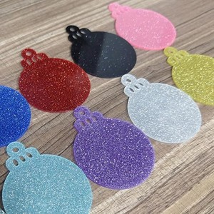 Découpes en feuille acrylique colorée de 2,0 mm, formes de cloche de <span class=keywords><strong>gourde</strong></span> personnalisées pour l'artisanat et la décoration - Product Image 4