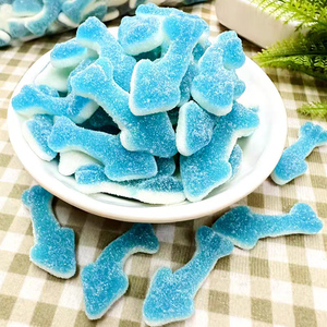 Gomitas de Tiburón Azul Halal al por Mayor, Dulces con Sabor a Frutas, Empaquetado a Granel - Product Image 4