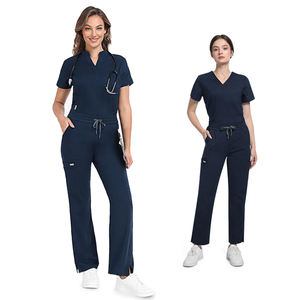 Blouse médicale chirurgicale d'infirmière réutilisable personnalisable uniforme réédité en usine pour le personnel hospitalier et les vêtements de travail en pharmacie - Product Image 1