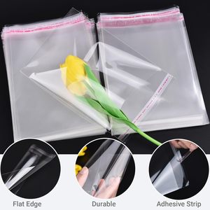 Clear Cellophane Bags 5x7 Inches Self Sealing Resealable For Bakery <b>Candy</b> Gifts Favors - Product Image 4