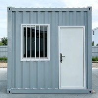 Maison conteneur à construction rapide, modulaire en kit, taille personnalisée, pour atelier, entrepôt, bureau de chantier, villa, hôtel, appartement, ferme