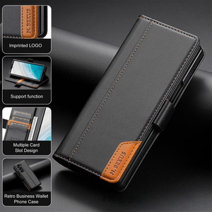 Funda de Cuero para Teléfono Samsung <span class=keywords><strong>Galaxy</strong></span> <span class=keywords><strong>Flip</strong></span>, con Ranura para Tarjetas, Protección Antirrobo, Nuevo Estilo - Product Image 6