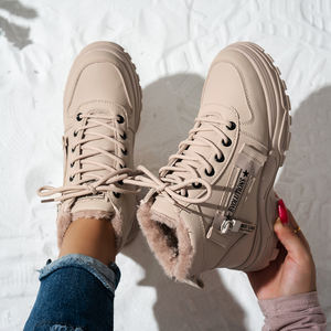 <span class=keywords><strong>Stivali</strong></span> da Neve Invernali alla Moda da <span class=keywords><strong>Donna</strong></span> Nuovi e di Tendenza Impermeabili in Ecopelle PU Barefoot Imbottiti con Design Antiscivolo Personalizzati all'Ingrosso - Product Image 3