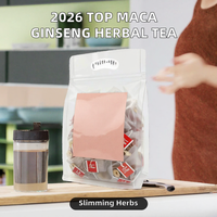 Thé Minceur aux Herbes Premium Post-Fermentées au Ginseng et Maca, Meilleures Ventes 2026, Sachet de Thé Dix Trésors