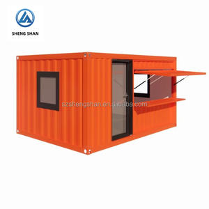 Container Prefabbricato Certificato CE da 20 Piedi per Ristorante Mobile, Negozio per Tè e Caffè all'Aperto, Punto Vendita Pop-up - Product Image 2
