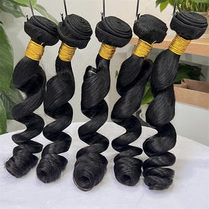 快速运输200% 密度Perruques Humains天然缅甸处女发散波生印度发束散波束 - Product Image 3