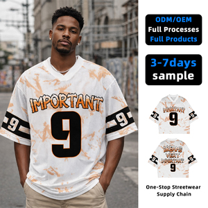 Top Ranking Men's Casual Hip Hop T-<b>shirts</b> Spandex/Polyester Knitted 200g Digital Printing Quick Dry OEM Service Custom <b>Patchwork</b> - Product Image 1