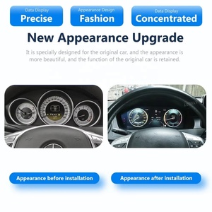 จอแสดงผล LCD ดิจิตอลสำหรับรถยนต์ Mercedes Benz C W204 ปี 2008-2011 แผงหน้าปัดมาตรวัดความเร็ว ขนาด 12.3 นิ้ว - Product Image 4