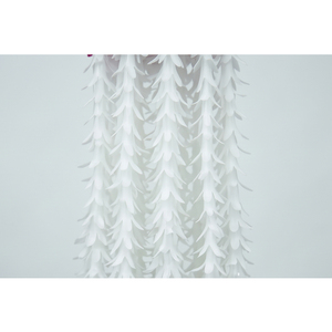 Guirnalda de Flores Artificiales Moradas y Blancas, Decorativa, Colgante, para Bodas, Festivales, Templos y Eventos - Product Image 2
