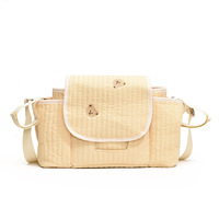 Sac de rangement extérieur pour maman en tissu Oxford 600D à motifs mignons, sac à langer multifonction pour poussette