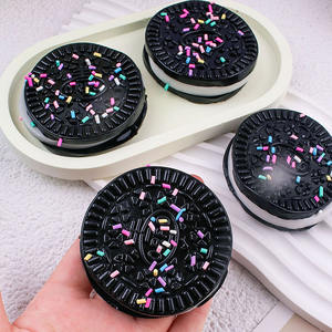 Juguete antiestrés de silicona suave hecho a mano con forma de galleta OREO, juguete sensorial de silicona TPR con forma de galleta y postre, nuevo juguete antiestrés adecuado - Product Image 6