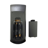 Télécommande infrarouge en plastique ABS noir RAV28 pour amplificateur domestique YMH, récepteur AV, code fixe, portée personnalisable 8-12m, 2 piles AAA
