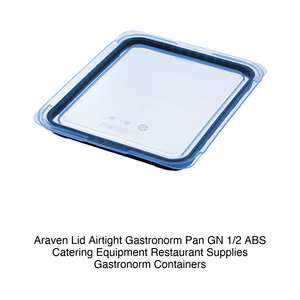 Couvercle hermétique pour bac alimentaire GN 1/2 en ABS Araven - Product Image 2
