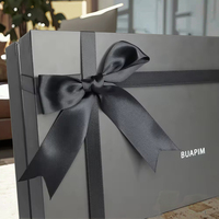 Boîte de base et couvercle amovible de luxe en carton personnalisé avec emballage sur l'épaule Boîte-cadeau