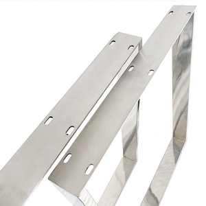 Modern Industrial-Style Metal Brass Table <strong>Bench</strong> <strong>Legs</strong> Heavy-Duty Stainless Steel Cast Iron for Dining Table Living Room Furniture - Product Image 4