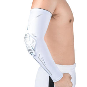 Manchons de compression personnalisés avec logo pour cyclisme, respirants, protection UV, coudières et soutien pour le bras (basketball) - Product Image 2