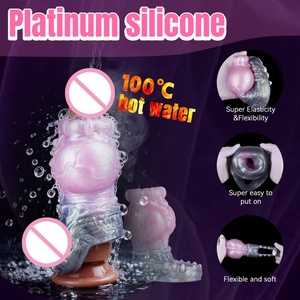 Funda para Pene con Nudos Abiertos YOCY con Anillo Antideslizante, Alargador de Pene, Retrasador de la Eyaculación, Potenciador Sexual para Hombres - Product Image 5