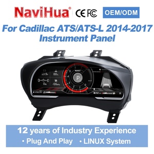 Navihua Digital Cluster <b>for</b> Cadillac ATS ATS-L 2014-2017 <b>Car</b> Dashboard Instrument Cluster LCD Virtual Cockpit <b>Speedometer</b> Meter - Product Image 1