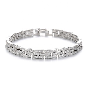 <span class=keywords><strong>Bracciale</strong></span> da <span class=keywords><strong>Uomo</strong></span> Hip Hop, Gioielleria Fine, <span class=keywords><strong>Bracciale</strong></span> a Catena Cubana Dubai in Argento Sterling <span class=keywords><strong>925</strong></span>, Larghezza 4mm, <span class=keywords><strong>Bracciale</strong></span> Iced Out per <span class=keywords><strong>Uomo</strong></span> - Product Image 6