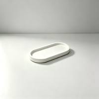 Plateau décoratif moderne en béton pour la maison, le salon, la chambre, le rangement de bijoux sur table – Vente en gros, fournisseur d'usine personnalisé