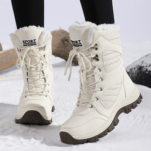 QLFashion Factory Direct Cross-border New <strong>Winter</strong> Cotton Shoes <strong>Womens</strong> Thickened Warm Snow <strong>Boots</strong> - Product Image 1