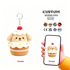 Portachiavi Personalizzati a Forma di Hamburger Giallo, Imbottiti in Cotone PP, Servizi OEM/ODM Disponibili per Portachiavi Peluche Personalizzati - Product Image 2