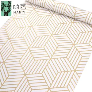 China Manufacturer Geometric Design Wallpaper Home Decoration Adhesive