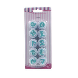 Alfabeto <span class=keywords><strong>y</strong></span> números Fondant Cake Mold Cookie Stamp Impress Embosser Cutter Mayúsculas Números Forma DIY Galleta Herramientas - Product Image 3