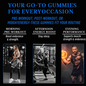 Fast Shipping <b>Creatine</b> Monohydrate Gummies Supports Muscle Growth & Strength with Electrolytes Workout Recqovery Supplement - Product Image 5