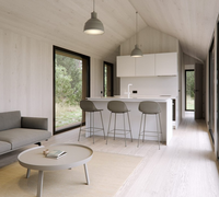 Cabines modulaires préfabriquées et démontables JHCE pour maisons, bureaux, hôtels et appartements en extérieur, dans les usines