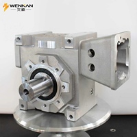 Réducteur à vis sans fin à double entraînement de fabrication chinoise, boîte de vitesses à angle droit de haute précision 1 arcmine