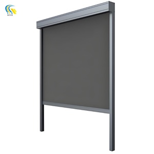 Chất Lượng Cao Thông Minh Cơ Động Cơ Vườn Bóng Râm Màn Trập Tối Giản Zip Màn Hình Rèm Cho Ngoài Trời Dọc Phòng Khách Ban Công - Product Image 6